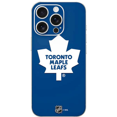 NHL Toronto Maple Leafs Solid Background iPhone 16 Pro Skin